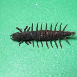 BLACK NIKKO FISHING VINTAGE ZAZA HELLGRAMMITE SOFT PLASTIC FISHING LURE